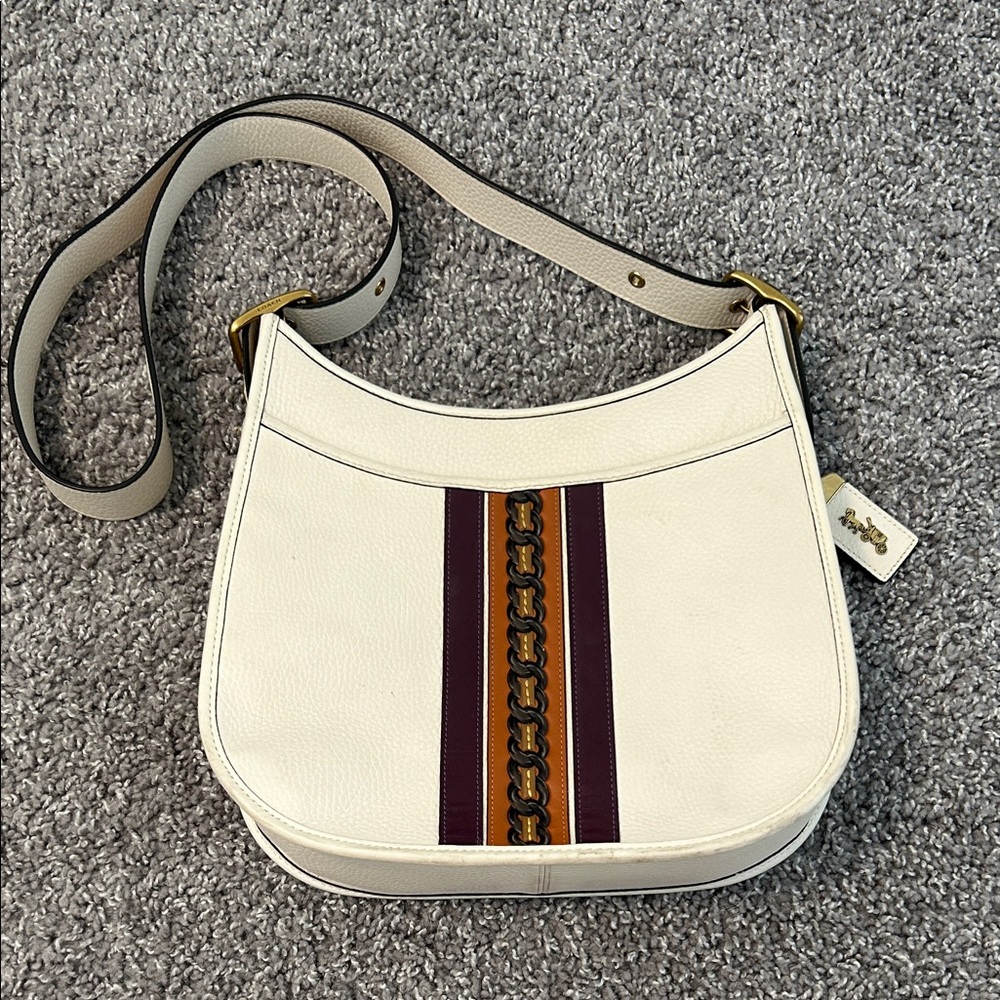 Coach - Elegant Cream and Brown Women's Bag